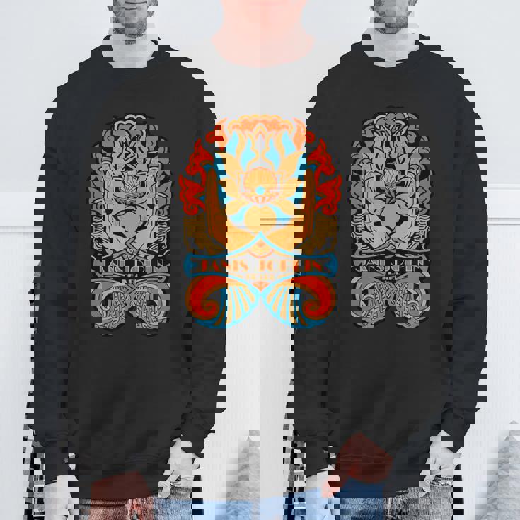 ジャニス・ジョプリン パールアールヌーボー 蓮の花 スウェットシャツ 高齢者への贈り物