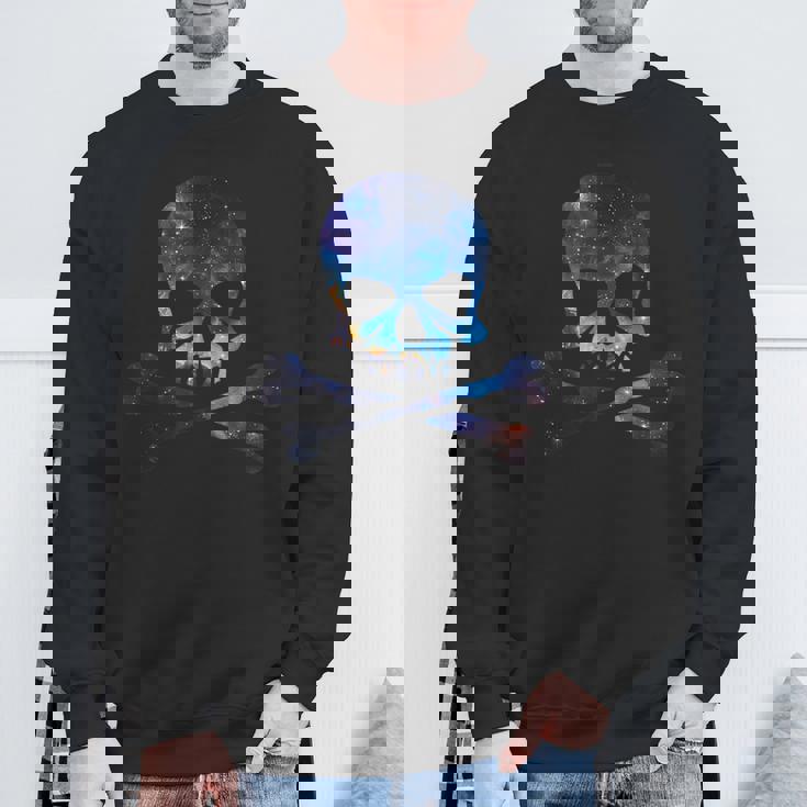 ジョリー・ロジャー シルエット ギャラクシー スカル＆クロスボーン スウェットシャツ 高齢者への贈り物