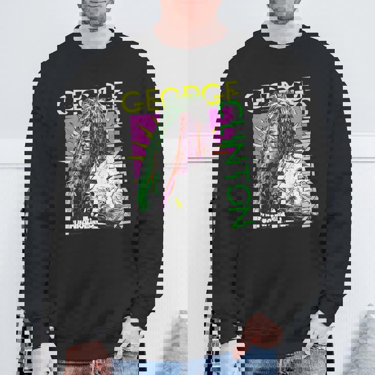 ジョージ・クリントン ファンカデリック コミック バースト スウェットシャツ 高齢者への贈り物