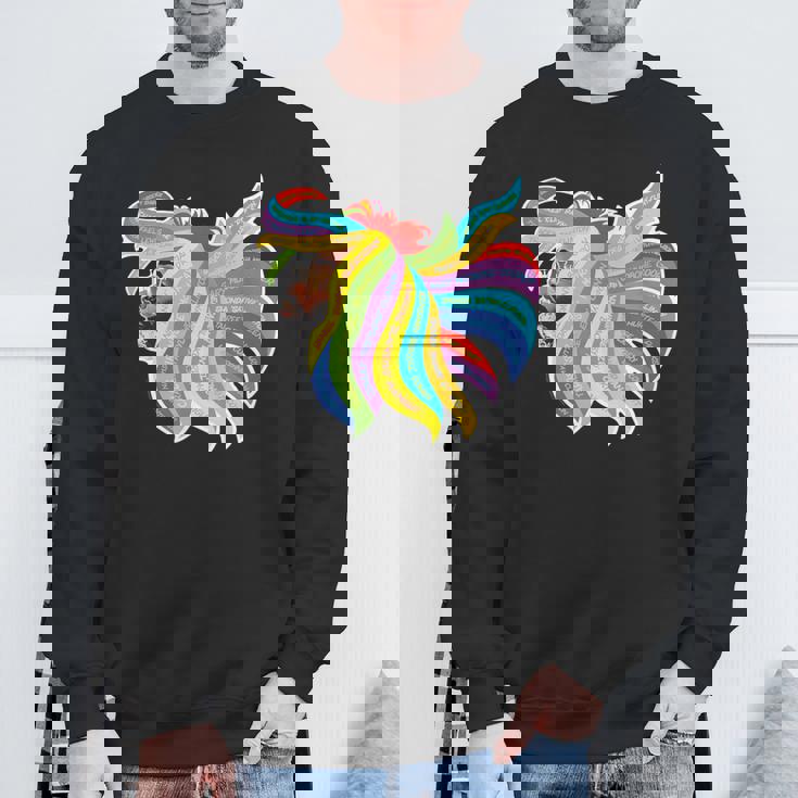 ジョージ・クリントン レインボーヘア スウェットシャツ 高齢者への贈り物