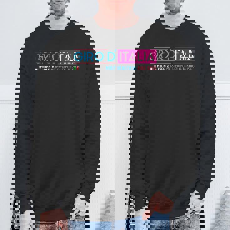 ジロ・ディ・イタリア 世界で最も美しいバイクレース スウェットシャツ 高齢者への贈り物