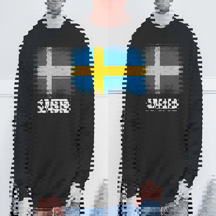 スウェーデン国旗スウェーデン スウェットシャツ 高齢者への贈り物