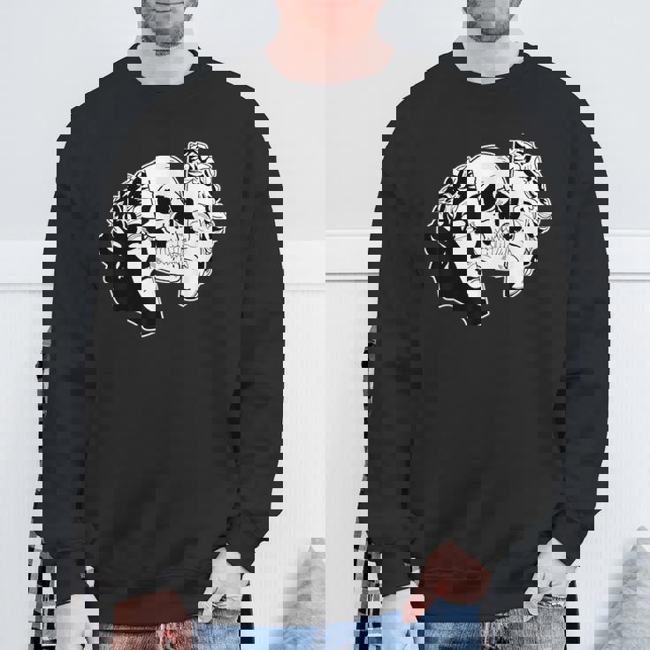 スカル×スタチュー スウェットシャツ 高齢者への贈り物