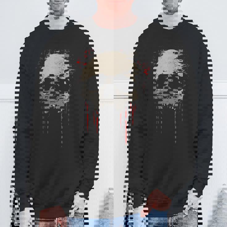 スカルのみのグラフィック。 スウェットシャツ 高齢者への贈り物