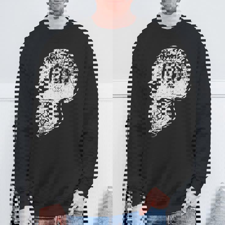 スカルスラッシャーヘッド スウェットシャツ 高齢者への贈り物