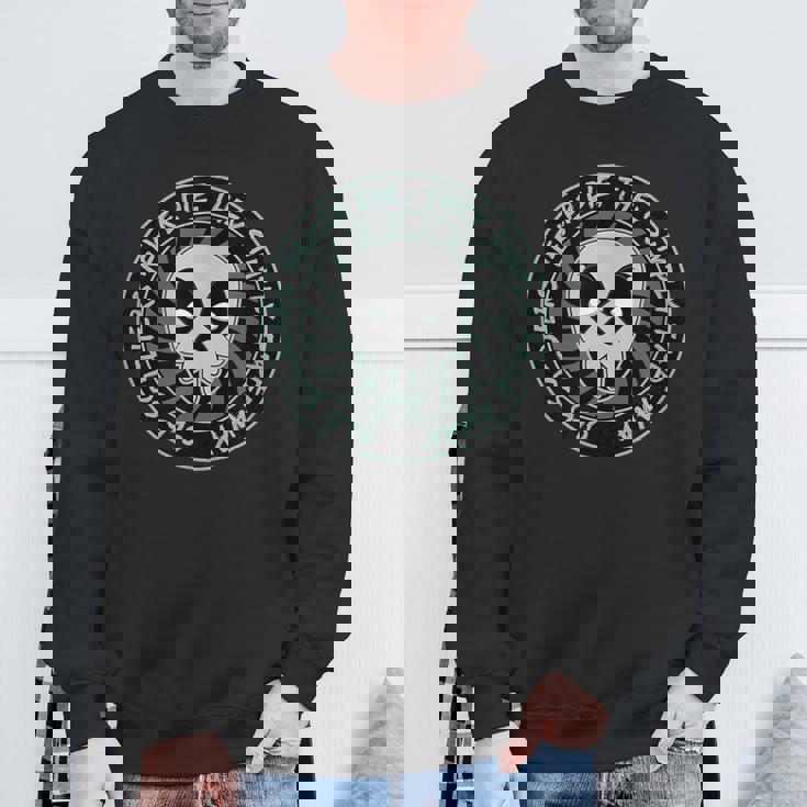 スカル・アンド・デス 老兵は死なず、ただ消え去るのみ スウェットシャツ 高齢者への贈り物