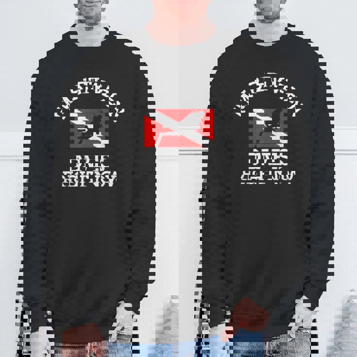 スキューバダイビング ダイバー ダウン ダイブ フラッグ ダイブ スウェットシャツ 高齢者への贈り物