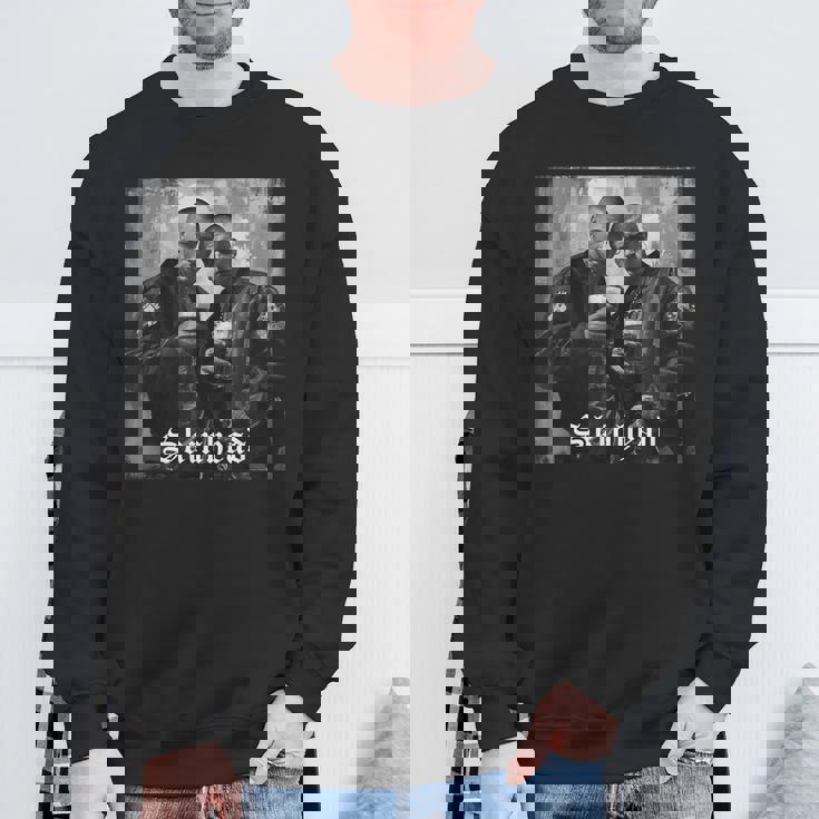 スキンヘッド、Oi、Will、Skinheadが必要です スウェットシャツ 高齢者への贈り物