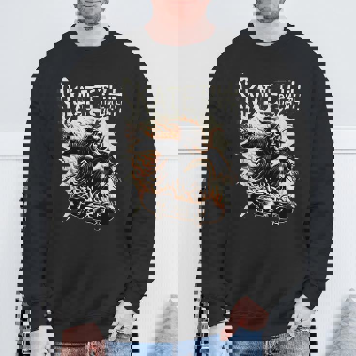 スケーター スケルトンデザイン スウェットシャツ 高齢者への贈り物