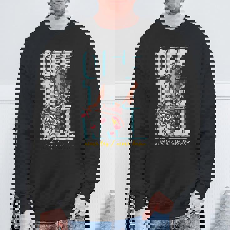 スケートボード ストリート おしゃれ 面白い スケーター スケートボーダー スウェットシャツ 高齢者への贈り物