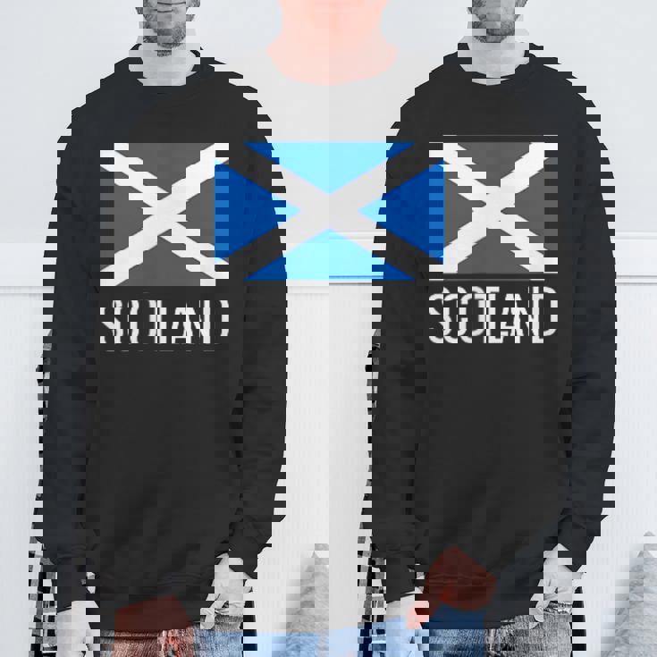 スコットランド国旗シャツ スコットランドサッカーシャツ 誇り高きスコッツマン スウェットシャツ 高齢者への贈り物