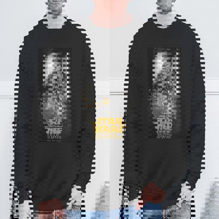 スター・ウォーズ クラシック エピソードii クローンの攻撃ポスター スウェットシャツ 高齢者への贈り物