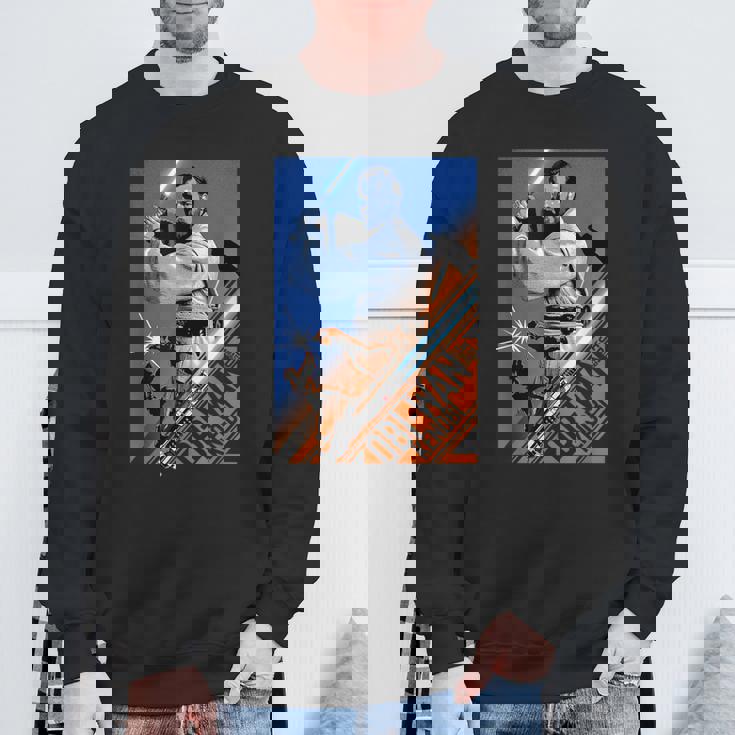 スター・ウォーズ シスの復讐 オビワン ケノービ セイバー スプリット スウェットシャツ 高齢者への贈り物