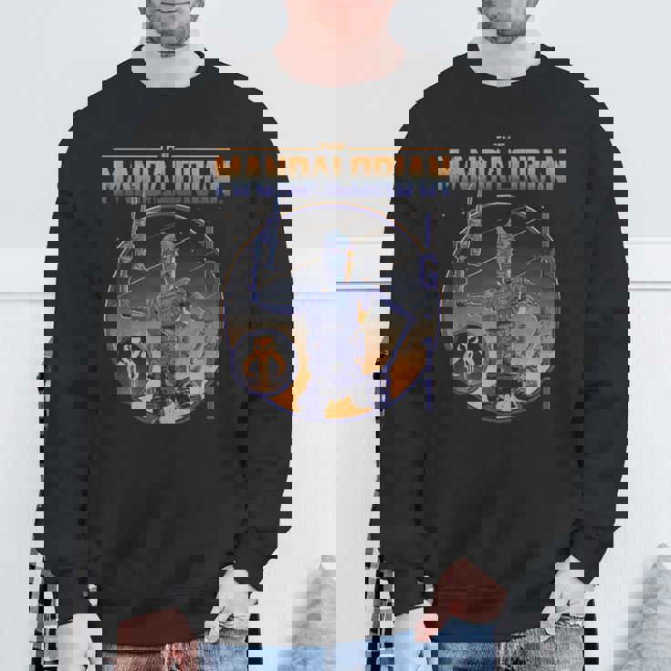 スター・ウォーズ マンダロリアン Ig-11 アイジーイレブン エピックロゴ スウェットシャツ 高齢者への贈り物