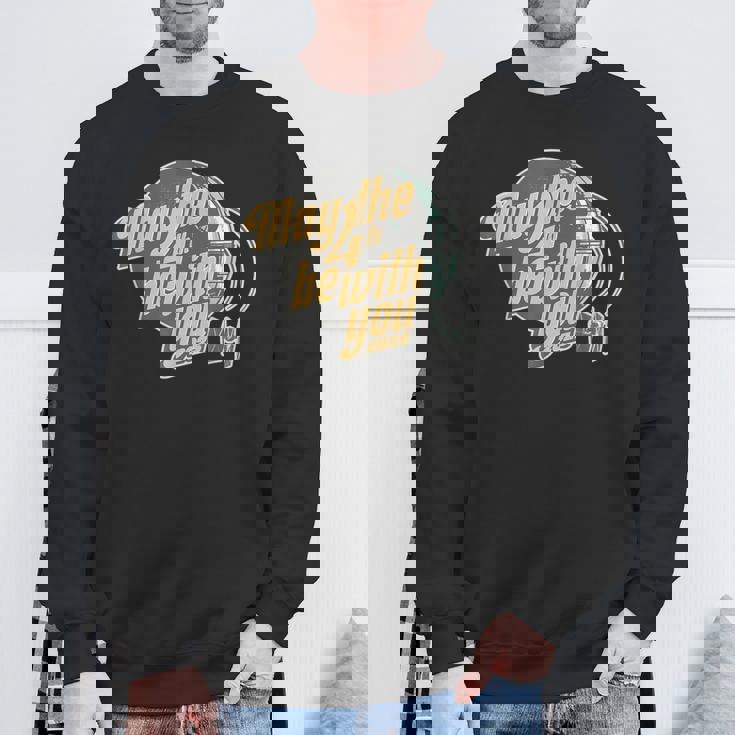 スター・ウォーズの日 May The 4Th Be With You 2025 デス・スター レトロ スウェットシャツ 高齢者への贈り物