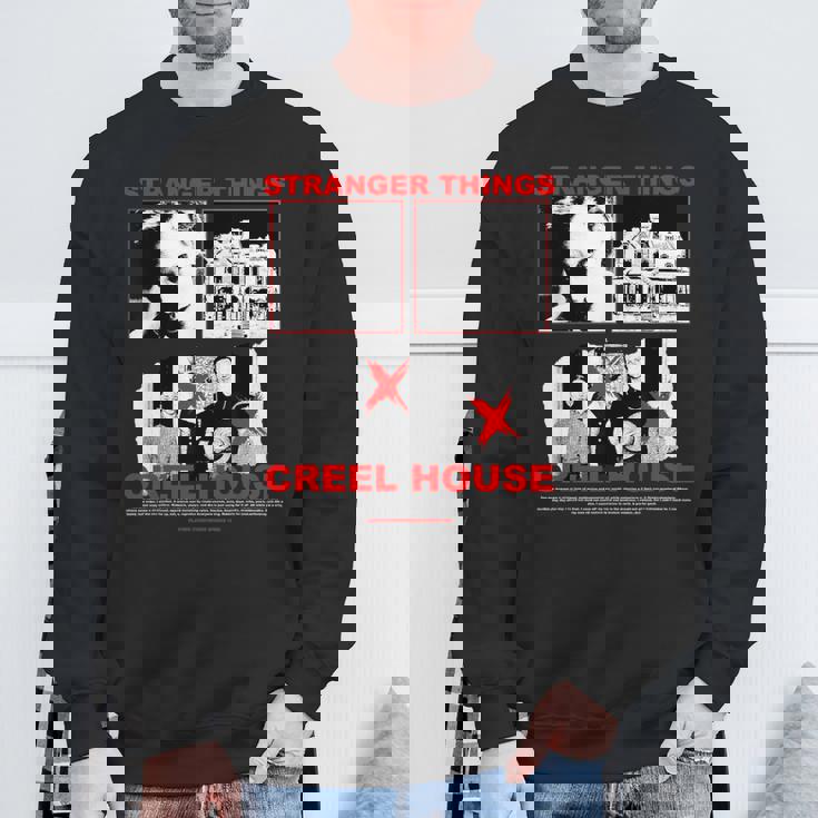 ストレンジャー・シングス 80年代 クラシック ホラー クリール ハウス アーバンレジェンド スウェットシャツ 高齢者への贈り物