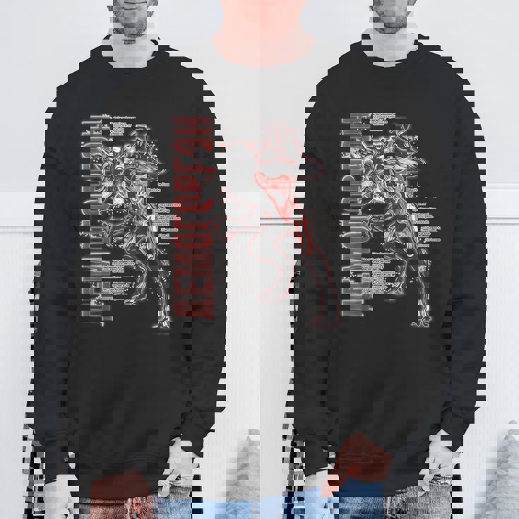 ストレンジャー・シングス デモゴルゴン プロフィール 解剖学 ファン記念品 スウェットシャツ 高齢者への贈り物