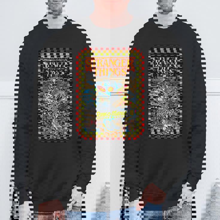 ストレンジャー・シングス プロモ コミック イレブン リンク O マニア レトロ 80年代 スウェットシャツ 高齢者への贈り物