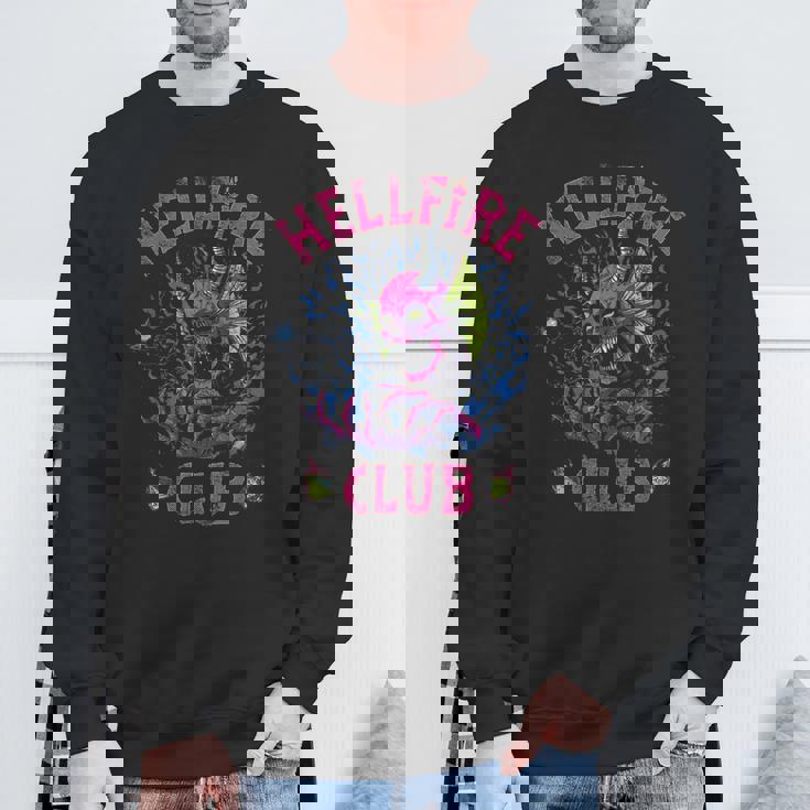 ストレンジャー・シングス ヘルファイア クラブ スプラッシュ Dnd デーモン レトロ ホーキンス スウェットシャツ 高齢者への贈り物