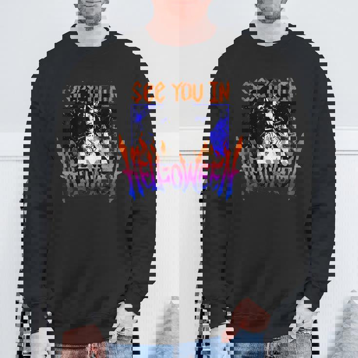 ストレンジャー・シングス ヘルファイア クラブ ハロウィン ロックンロール 楽しいパーティー スウェットシャツ 高齢者への贈り物