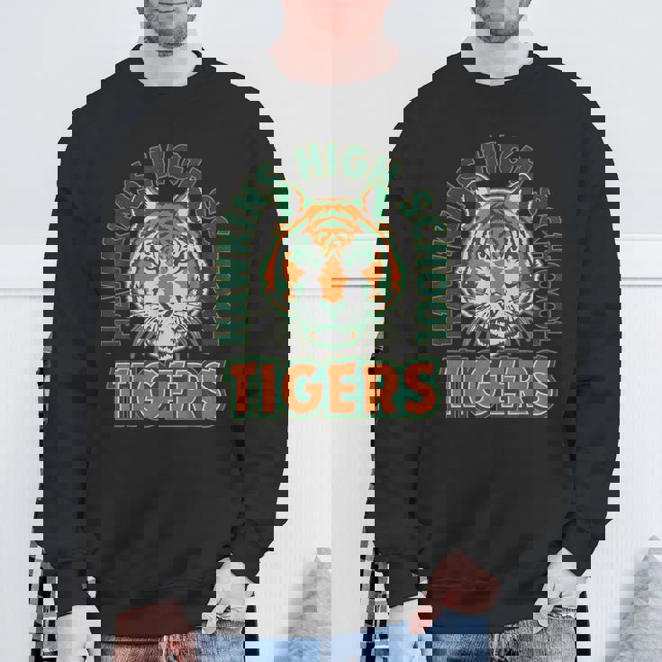 ストレンジャー・シングス ホーキンス・ハイ・タイガース 凝視ファン記念品 スウェットシャツ 高齢者への贈り物