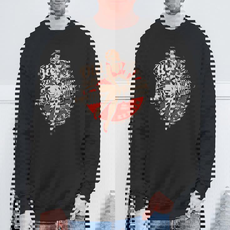 スパークプラグ ピンナップ メカニック スウェットシャツ 高齢者への贈り物