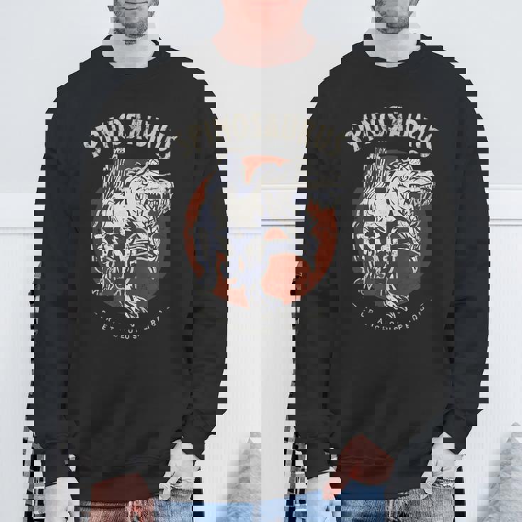 スピノサウルス 白亜時代の生き物 恐竜ファン向け スウェットシャツ 高齢者への贈り物