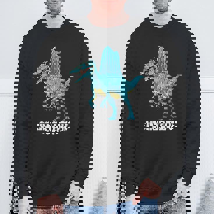 スピノサウルスの恐竜デザイン。 スウェットシャツ 高齢者への贈り物