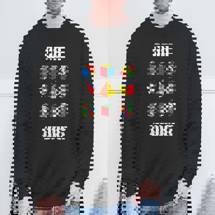 スピードキューブパズル キューバーキューブ キッズ スウェットシャツ 高齢者への贈り物