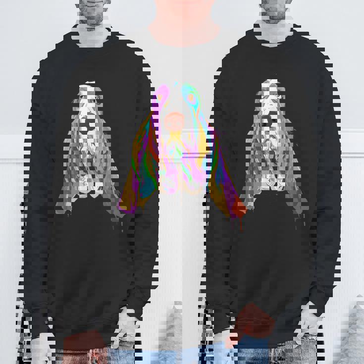 スプラッシュドッグ バセットハウンド スウェットシャツ 高齢者への贈り物