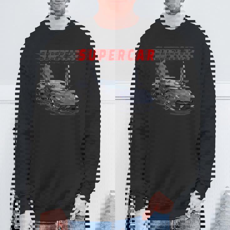 スポーツカーファンに最適なスーtシャツ。 スウェットシャツ 高齢者への贈り物