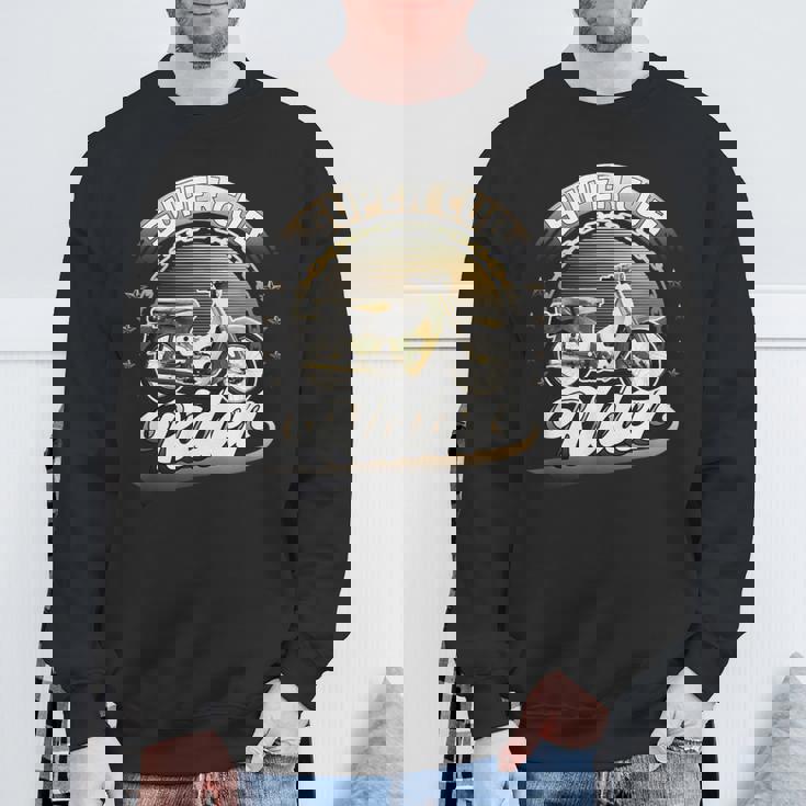 スーパーカブライダー C100 原付バイク レトロジャパン スウェットシャツ 高齢者への贈り物