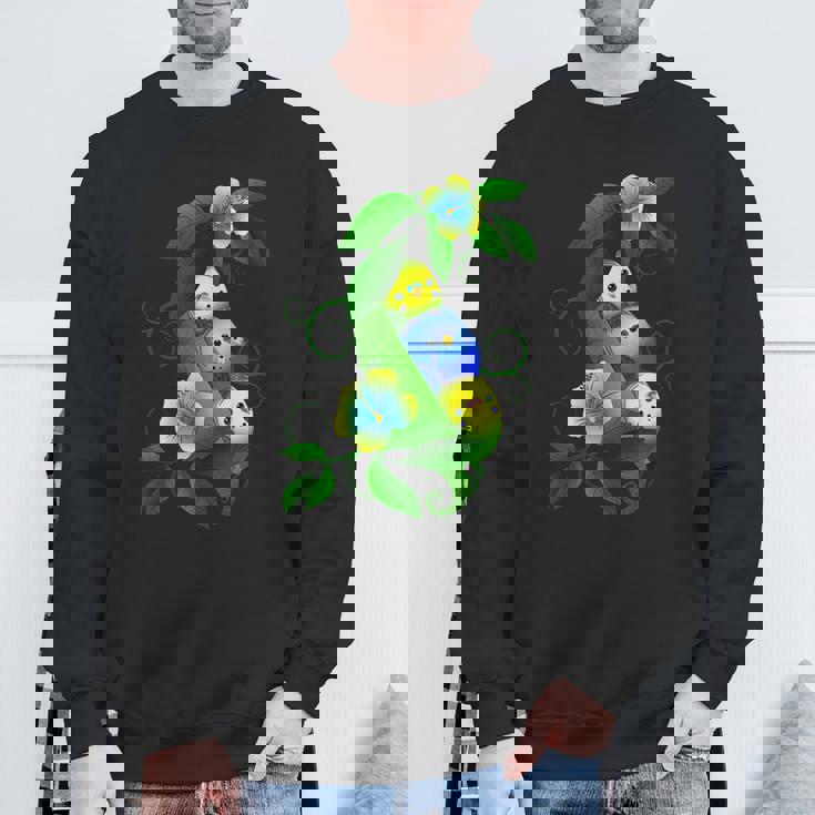 セキセイインコの赤ちゃん スウェットシャツ 高齢者への贈り物