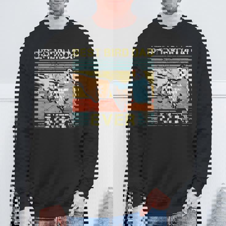 セキセイダッド 鳥好き 父 動物愛好家 鳥の男 スウェットシャツ 高齢者への贈り物