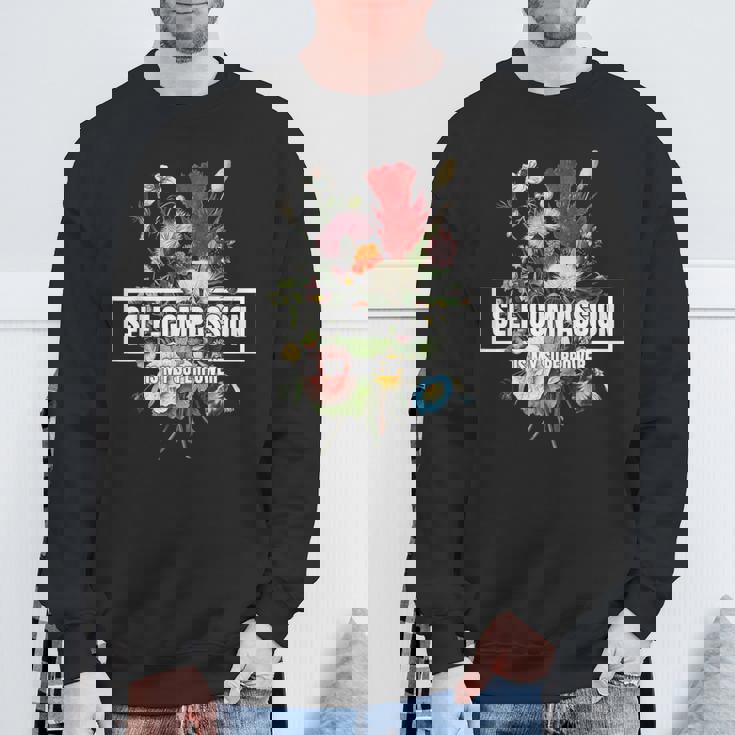 セルフコンパッションは私の超能力ですハイヤーセルフケア心理学 スウェットシャツ 高齢者への贈り物