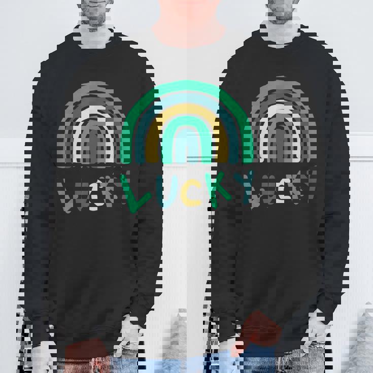 セント・パッツ・ラッキー・レインボー スウェットシャツ 高齢者への贈り物