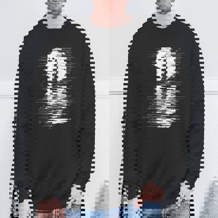 セーリングスケッチ キャプテンヨット スウェットシャツ 高齢者への贈り物