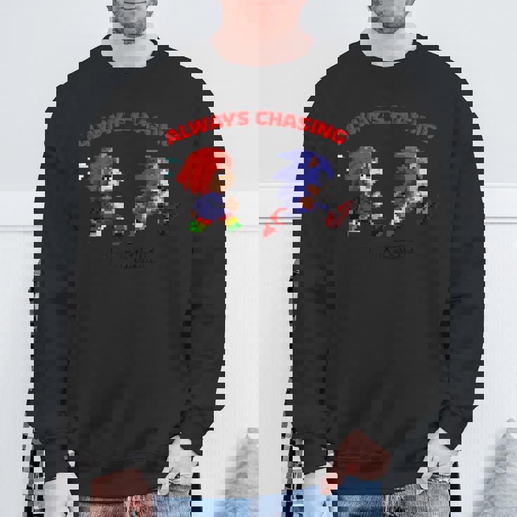 ソニック×れじぇくん Always Chasing L スウェットシャツ 高齢者への贈り物