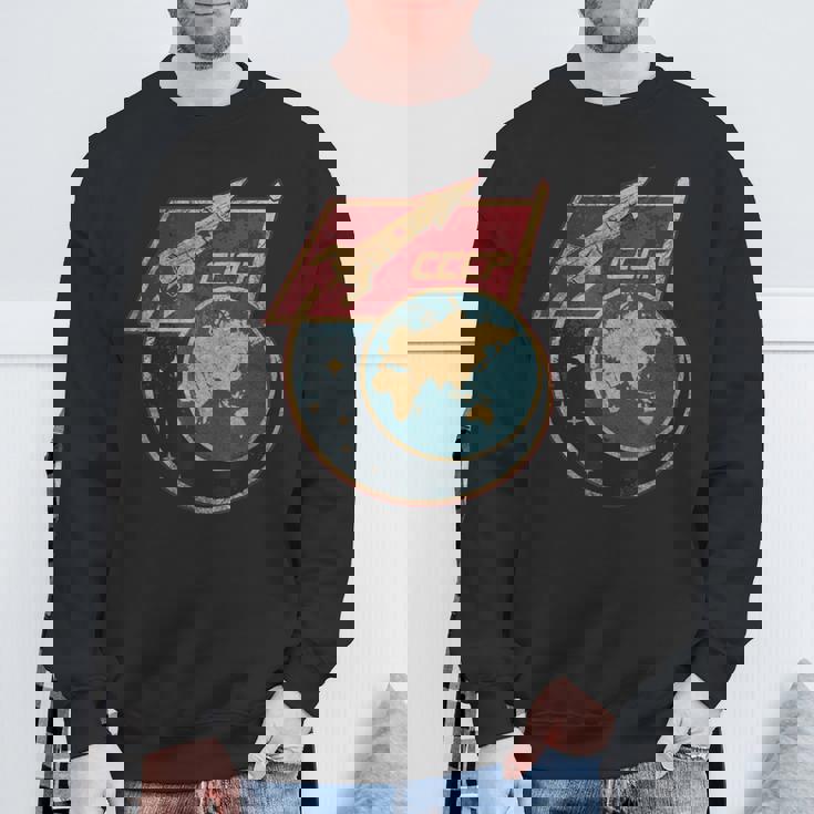 ソビエト連邦 宇宙 スプートニク ロケット Cccp ソ連 プロパガンダ スウェットシャツ 高齢者への贈り物