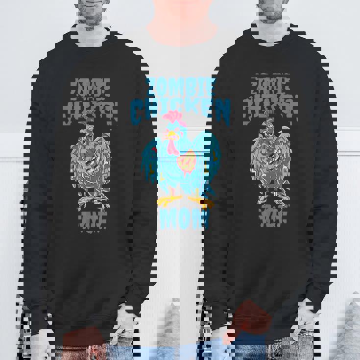 ゾンビ アンデッド 面白い 雄鶏 ハロウィン ゾンビ チキン ママ スウェットシャツ 高齢者への贈り物