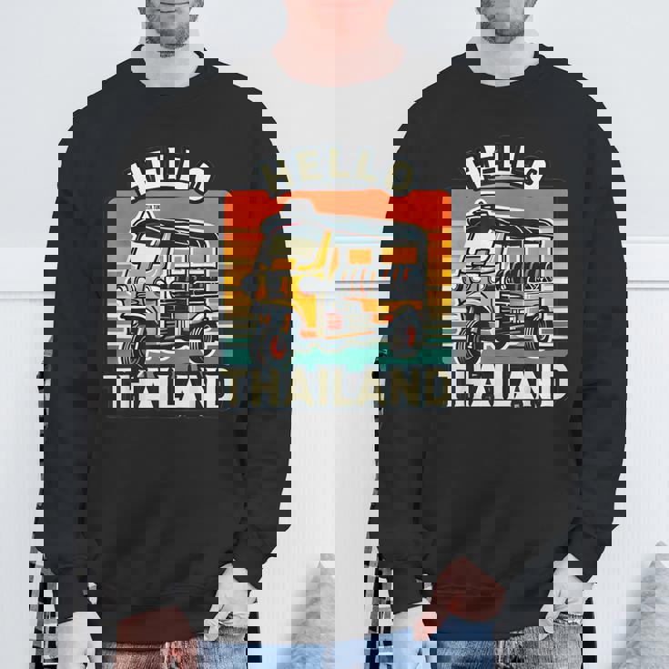 タイのお土産 旅行ギフト ホリデー タイのデザイン スウェットシャツ 高齢者への贈り物