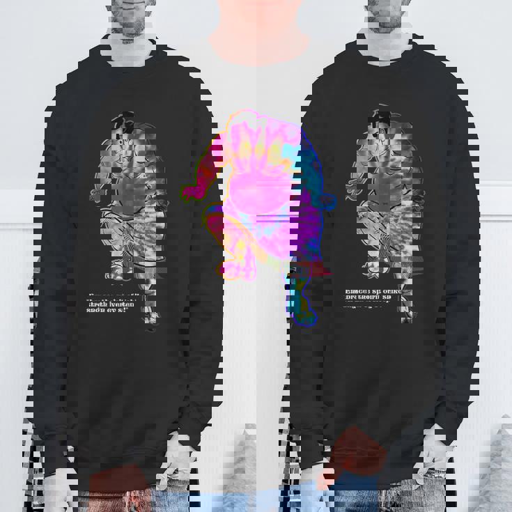 タイダイ染めお相撲t スウェットシャツ 高齢者への贈り物