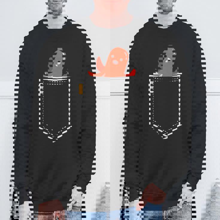 タコさんウインナー たこさん ウインナー 食べ物 イラスト ワンポイント ポケット デザイン かわいい おもしろ スウェットシャツ 高齢者への贈り物