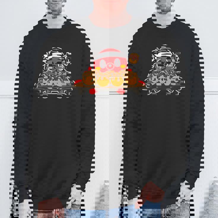 タコ料理日本たこ焼きtシャツ スウェットシャツ 高齢者への贈り物