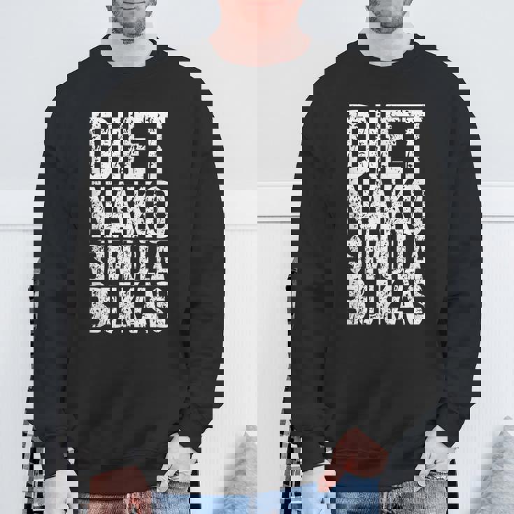 ダイエット ナコ シミュラ ブカス 面白い フィリピン人 スウェットシャツ 高齢者への贈り物