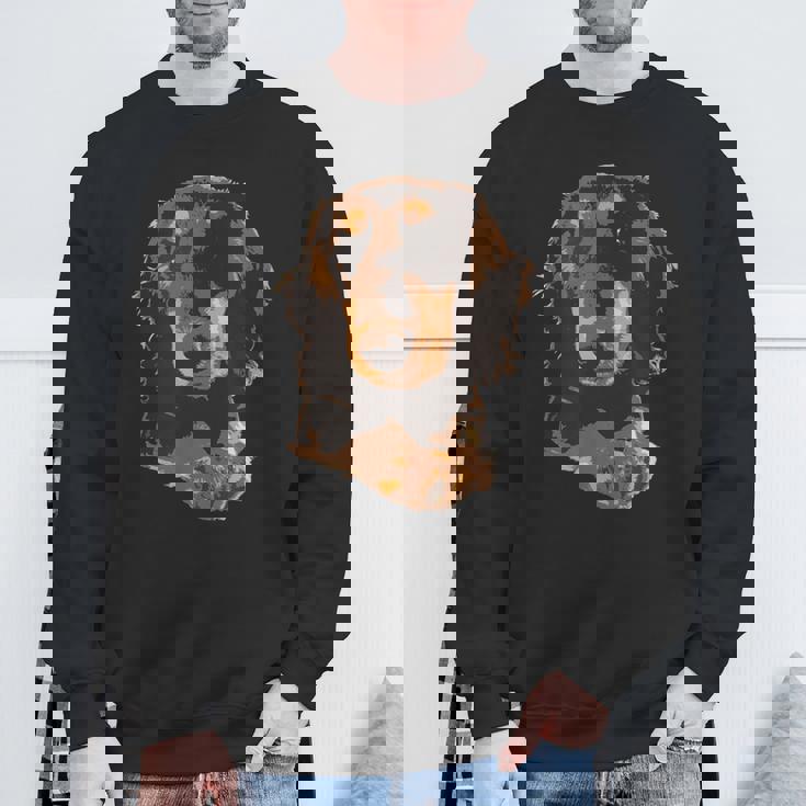 ダックス イラスト 愛犬家 犬 アート スウェットシャツ 高齢者への贈り物