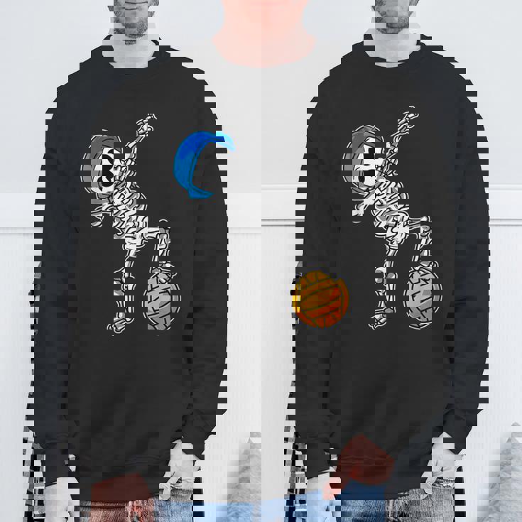 ダビング 水球 スケルトン ハロウィン 骨 ダブダンス スウェットシャツ 高齢者への贈り物