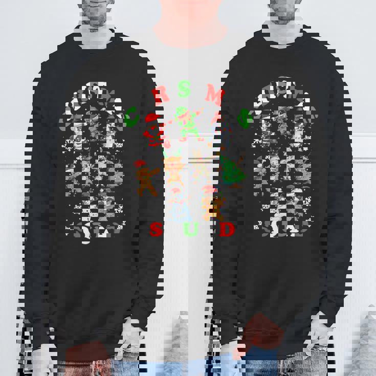 ダビングクリスマスブリークリスマスセーターサンタダブスクワッドキッズボーイ スウェットシャツ 高齢者への贈り物