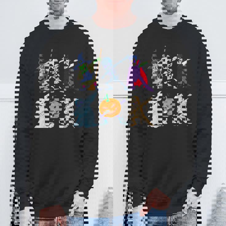 ダビングハロウィン骨格の魔女ヴァンパイアゴーストモンスター スウェットシャツ 高齢者への贈り物