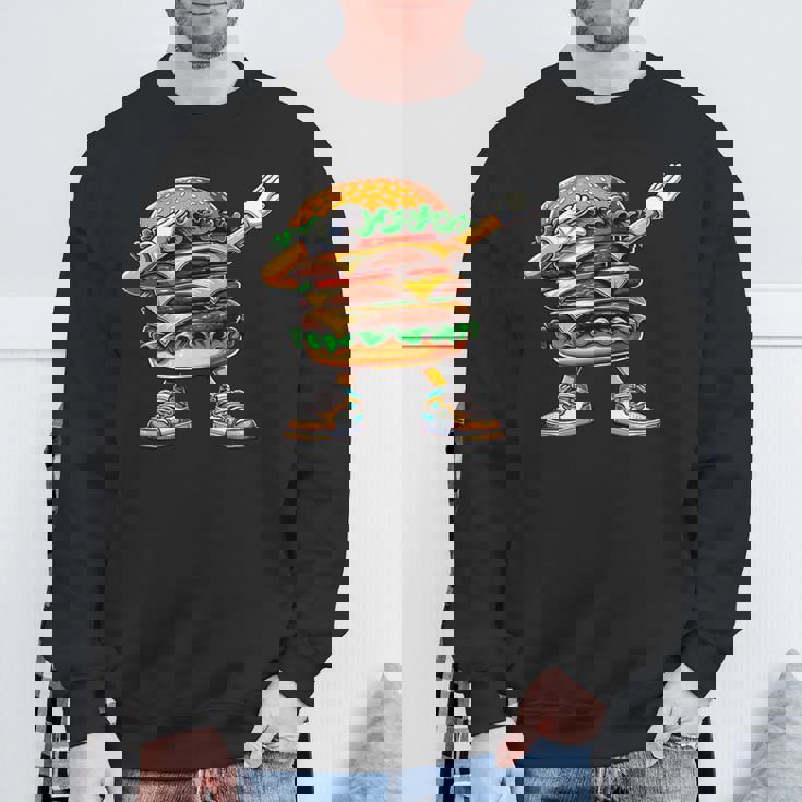 ダビングバーガー ファーストフード ナショナルハンバーガー ダブ愛好家 スウェットシャツ 高齢者への贈り物